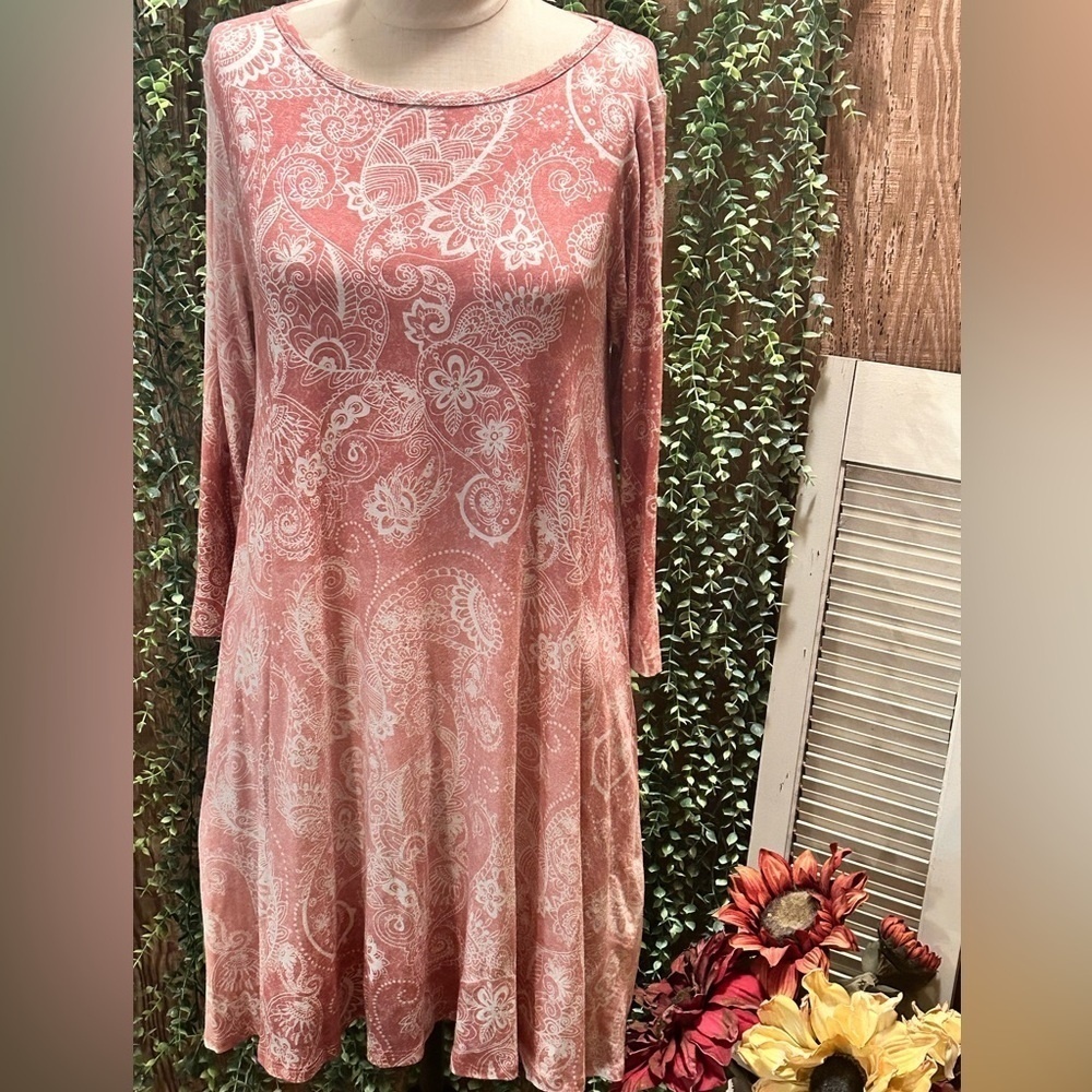 Paisley Print Dress Small